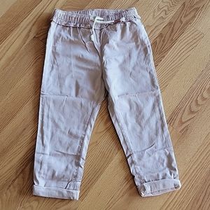 H & M Girls Pink Drawstring Pants